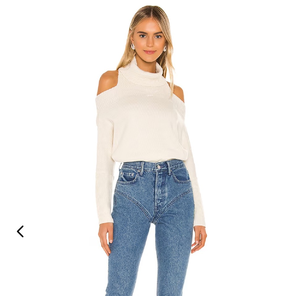 Lovers + Friends anisa turtleneck sweater in cream